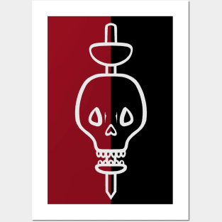 Skull And Sword Posters and Art